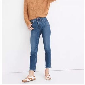 NWT Madewell Stovepipe Jeans in Leman Wash